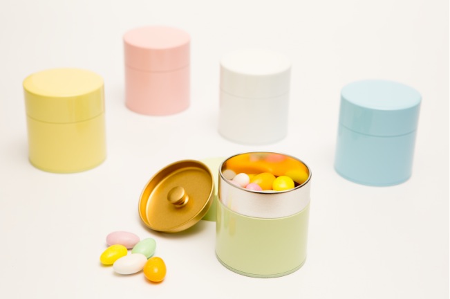 color tea canister