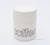 Coffee Canister Eggshell White