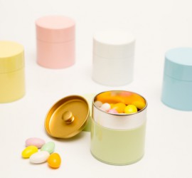 Nuri-Muji Color Tin Canister