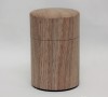 Natural Wood Tin Canister long5.3oz (150g) Walnut