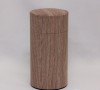Natural Wood Tin Canister long7oz (200g) Walnut